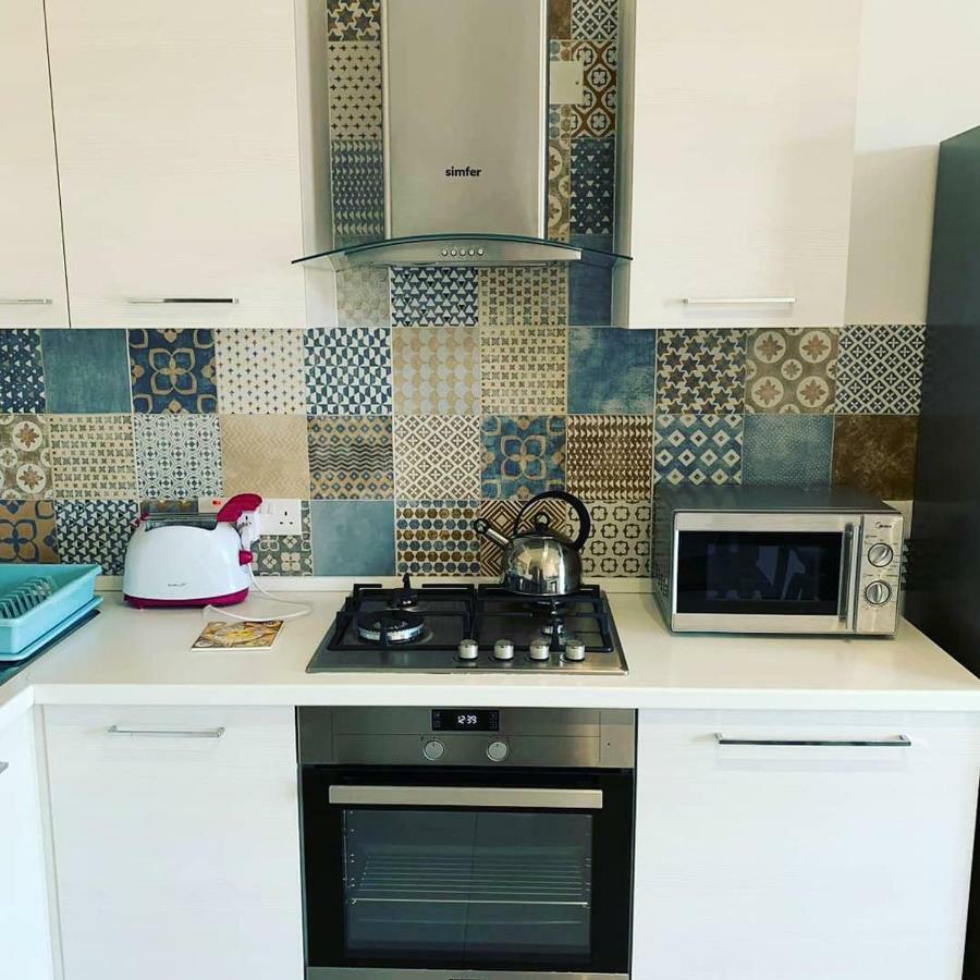 Island Break Residence Marsalforn Bagian luar foto